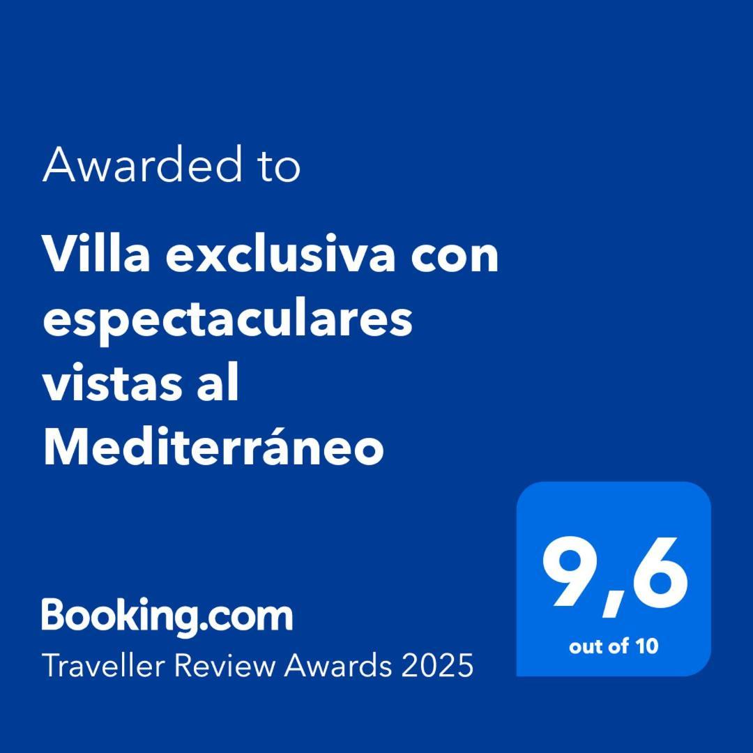 Villa Exclusiva Con Espectaculares Vistas Al Mediterraneo Cala de Finestrat Exterior photo